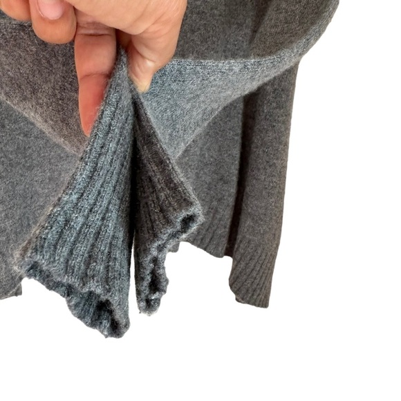 Velvet Womens 100%‎ Cashmere Draping Grey Turtleneck Knitted Sweater Size S - Picture 3 of 8